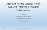 Appraisal Review Update: Trends and Best Practices for ... · Meet the Reviewer! 8/26/2016 Appraisal Review Update: Trends and Best Practices for lenders and appraisers. AI Connect
