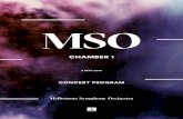 CHAMBER 1 - melbournesymphonyorchestra …€¦ · Sarabande (Grave) Gavotte Muzette I and II (Naïvement) Chaconne (Légère) Quatrième Concert: Prélude (Gravement) Allemande (Légèrement)