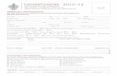 APPLICATION FOR ADMISSION - Loomis Chaffee School · Yes o No o If the answer to the ... about your situation with the School Report. If, ... You are welcome to attach a narrative