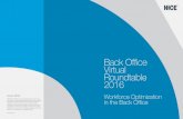 Back Office Virtual Roundtable 2016 - NICE Ltd. · Back Office Virtual Roundtable 2016 About NICE NICE (Nasdaq: NICE) is the worldwide leading provider of both ... Bringing Front