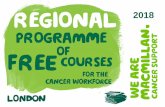 Introduction - Learning and Development from Macmillan ... · 2 Welcome to Macmillan Regional Programme of Courses What you need to know: All The study days in this prospectus are