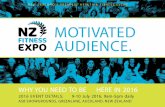 MOTIVATED AUDIENCE. - NZ Fitness & Health Expocdn.nzfitnessexpo.co.nz/wp-content/uploads/2016/05/2016-NZ-Fitness... · motivated audience. why you need to be here in 2016 n e w zealand’s