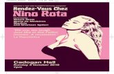 Cadogan Hall - italchamind.eu · On Sunday 3rd October Cadogan Hall lives La Dolce Vita as stars from around the world celebrate the life and music of Nino Rota, one of the most significant