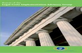 Report of the Legal Costs Implementation Advisory Group€¦ · The Legal Costs Implementation Advisory Group has made the following recommendations. 1 The assessment of costs in