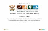 Expanded Public Works Programme (EPWP) Quarterly Report · Expanded Public Works Programme (EPWP) Quarterly Report ... 1,023,250,719R ... Expanded Public Works Programme (EPWP) ...