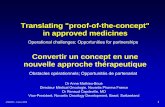Translating 'proof-of-the-concept' in approved medicines · Translating "proof-of-the-concept" ... Âmultiparametric biomarker data to guide dose selection and decision making ...