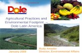 Agricultural Practices and Environmental Footprint …awsassets.panda.org/downloads/dole_gap_rudy_amador.pdf · Agricultural Practices and Environmental Footprint – Dole Latin America