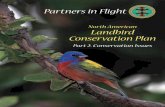 North American Landbird Conservation Plan in Flight North American Landbird Conservation Plan ii The Prairie Warbler, one of 101 species identiﬁed in this Plan on Partners in Flight’s