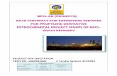 BPCL-KR (PROJECTS) RATE CONTRACT FOR … · PROJECT (PDPP) OF BPCL-KOCHI REFINERY, VALID FOR 18 MONTHS 1.0 E-Bids in 2 parts are invited by BPCL-KR for the tender for “EXPEDITING