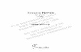 REFERENCE PUBLIC USE Esteban Benzecry - Toccata... · 3/11/2011 · Toccata Newén Commentary by the composer The “Toccata Newén” is dedicated to Horacio Lavandera, who premiered