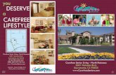 about carefree senior living · 2015-08-20 · about carefree senior living ... President of Templeton Development Corporation, has developed commercial and residential properties