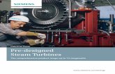 Industrial Power Pre-designed Steam Turbines · Pre-designed steam turbines The comprehensive Siemens product range up to 12 megawatts SST-040 (formerly known as AFA 3.5) up to 300