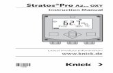 Stratos®Pro A2 OXY Instruction Manual - bat4ph.com · OXY Instruction Manual. 2 ... as well as in the fi eld of industry, environment, food ... treatment. The sturdy molded enclosure