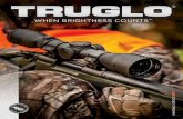 HUNTING / OPTICS - TRUGLO · ™trushot rifle scope series ... wing & clay shotgun sights ... hunting / optics 2017. model power / objective
