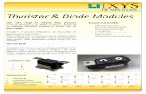 Thyristor & Diode Modules - IXYS UK Westcode Ltd · IUK-TSM-2014-003 Issue 8 1 03/05/2016 Thyristor & Diode Modules IXYS UK’s range of isolated base pressure contact thyristor and