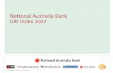 National Australia Bank GRI Index 2007 · Financial Services Social Sector Supplement indicator SS Financial Services Environmental Supplement indicator SE 2007 Shareholder Review