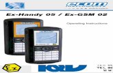 Ex-Handy 05 / Ex-GSM 02 - Thorne and Derrick UK · Please read the instruction manual and this addendum carefully ... Mobile phone Ex-Handy 05 / Ex-GSM 02 ... Software (ecom instruments