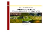 INTEGRATED PEST MANAGEMENT (IPM) PLAN …brandon.ca/images/pdf/PestControl/pestControl.pdfCity of Brandon IPM Plan Page 2 CITY OF BRANDON INTEGRATED PEST MANAGEMENT (IPM) PLAN TABLE