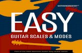 Easy Guitar Scales and Modes - pdf.ebook777.compdf.ebook777.com/071/B06XTBCTSB.pdf · Guitar scales are groups of notes that outline a specific key center, mode, or chord color. Scales