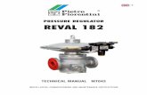 PRESSURE REGULATOR REVAL 182 - … · 7.4 DB/182 SILENCER MAINTENANCE PROCEDURE ... the weight of the mobile assembly.