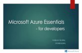 Microsoft Azure Essentials - … fileAzure supports IaaS and PaaS models –Office 365 is SaaS offering Azure Stack is Private cloud offering which is an add-on in Windows Server 2016
