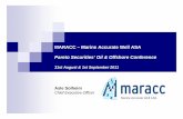 MARACC â€“ Marine Accurate Well ASA Pareto .Pareto Securitiesâ€™ Oil & Offshore Conference ... rig