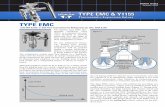 TYPE EMC - Sporlan Online | Parker Hannifin Corporation · 2013-02-28 · Bulletin 10-10-4 January 2006 The Sporlan Type EMC ther-mostatic expansion valve (TEV) is a patented two