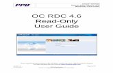 OC RDC 4.6 RReeaadd--OOnnllyy User Guide · Oracle® Clinical Remote Data Capture v4.6 Read-Only User Guide If you experience any problems with OC RDC, contact the PPD Clinical Systems