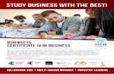 Study Business with the best! · BSBMKG414 Undertake marketing activities COURSE DETAILS National Code: BSB40215 Fees: $4,250 Resources Fee: $250 Administration Fee: $200 Duration: