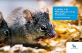 ANIMALS IN PHARMACEUTICAL RESEARCH - Novo …€¦ · process of developing a new medicine, animal ... of each project, ... training of employees working with animals