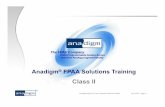Anadigm FPAA Solutions Training · Anadigm®FPAA Solutions Training Class II AnadigmApex On Line Customer Seminar Series Nov 2016 page 1. ... •1 SAR based ADC