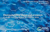Electro-mobility: status and prospects · Electro-mobility: status and prospects Findings from the Global EV Outlook 2016 Pierpaolo Cazzola, International Energy Agency IEA …