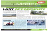 Flat The 106th edition of the FLAT MATTERS June … · FREE! With the new $31 ... Jack Lyons says the time is right for business, ... than building a smaller home. “My parents are