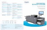 Specifications 350 Digital Booklet System Standard ... · The 350 Digital Booklet System marries the DSF-2200 Sheet Feeder with the DBM-350 Bookletmaker and Trimmer to create a cost-effective