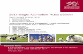 2017 Single Application Rules Booklet - beta.gov.wales · 2017 Single Application Rules Booklet Basic Payment Scheme (BPS) Greening Payment Redistributive Payment Young Farmer Payment