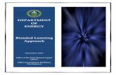DEPARTMENT OF ENERGY Blended Learning Approach · Competencies are observable, measurable skills, knowledge, abilities, behaviors, and other characteristics an individual needs to