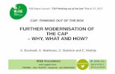 FURTHER MODERNISATION OF THE CAP – WHY, … · RISE Foundation with support from FNPSMS – Maiz ‘EUROP’, Syngenta, and UNIGRAINS CAP: THINKING OUT OF THE BOX FURTHER MODERNISATION