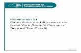 Pub-51:11/97:Questions and Answers on New York … · Questions and Answers on New York State’s ... land sales contract may also be referred to as contract for deed, bond for deed,