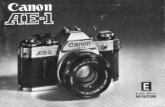 AE-1 manual - Vintage Canon Film Camera Collection · Title: AE-1 manual Author: Christian Rollinger Subject: Keywords: ae-1, ae1, manual, instructions Created Date: 2/11/2001 7:53:23