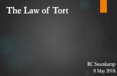 The Law of Tort - uni-trier.de · A wrong against the State 2. ... existing contractual relationship while no such ... tortious liability
