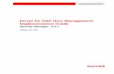 Identity Manager 4.0.1 Driver for SAP User … · Driver for SAP User Management Implementation Guide Identity Manager 4.0.1 ... 7.2.5 Migrating Data into the Identity Vault ...