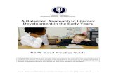 A Balanced Approach to Literacy Development in … · NEPS- Balanced Approach to Literacy Development in the Early Years- 2015 2 Acknowledgements We would like to offer a special