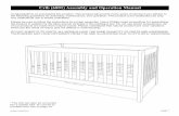 Crib (6801) Assembly and Operation Manual · Crib (6801) Assembly and Operation Manual page 1 ... a toddler bed, turn to page 10. revised 14NOV2014. B. Headboard (2) C ... WARRANTY
