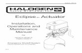 Eclipse Manual 200.15 Oct 13 - Halogen Valvehalogenvalve.com/files/Eclipse Manual 200.15 Oct 13.pdf · Eclipse tm Actuator Installation, Operations and Maintenance Manual For Hexacon