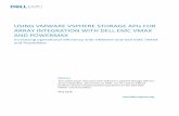 Using VMware vSphere Storage APIs for Array Integration ... · Abstract . This white paper discusses how VMware’s vSphere Storage APIs for Array Integration, also known as VAAI,