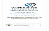 Operations Guide for WorkSource Montgomery, Inc. … · • On-the-Job Training (OJT) 77 ... OJT Contract. OJT Timesheet. OJT Training Plan. OJT Invoice. Eligible Training Provider