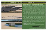 GEOMEMBRANES - Geosynthetics · Beach, Spyglass Hill, ... designs and offering a convincing natural environment on lightly ... and transition between variable