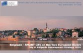 Belgrade - SMART City on the Two European Rivers¾ba za marketing/DUNAV SMART BELGRA… · “Smart ities” 2016 - Economy and entrepreneurship in the Danube region, Novi Sad October