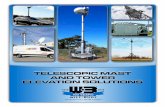 TELESCOPIC MAST AND TOWER ELEVATION SOLUTIONS · long mast life for high performance and dependability. The pneumatic heavy-duty The pneumatic heavy-duty design makes it inherently