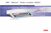 3M Attest Auto-reader 490H · The 3M™ Attest™ Auto‑reader 490H is designed to incubate and automatically read the 3M™ Attest™ Rapid Readout Biological Indicator 1295 at